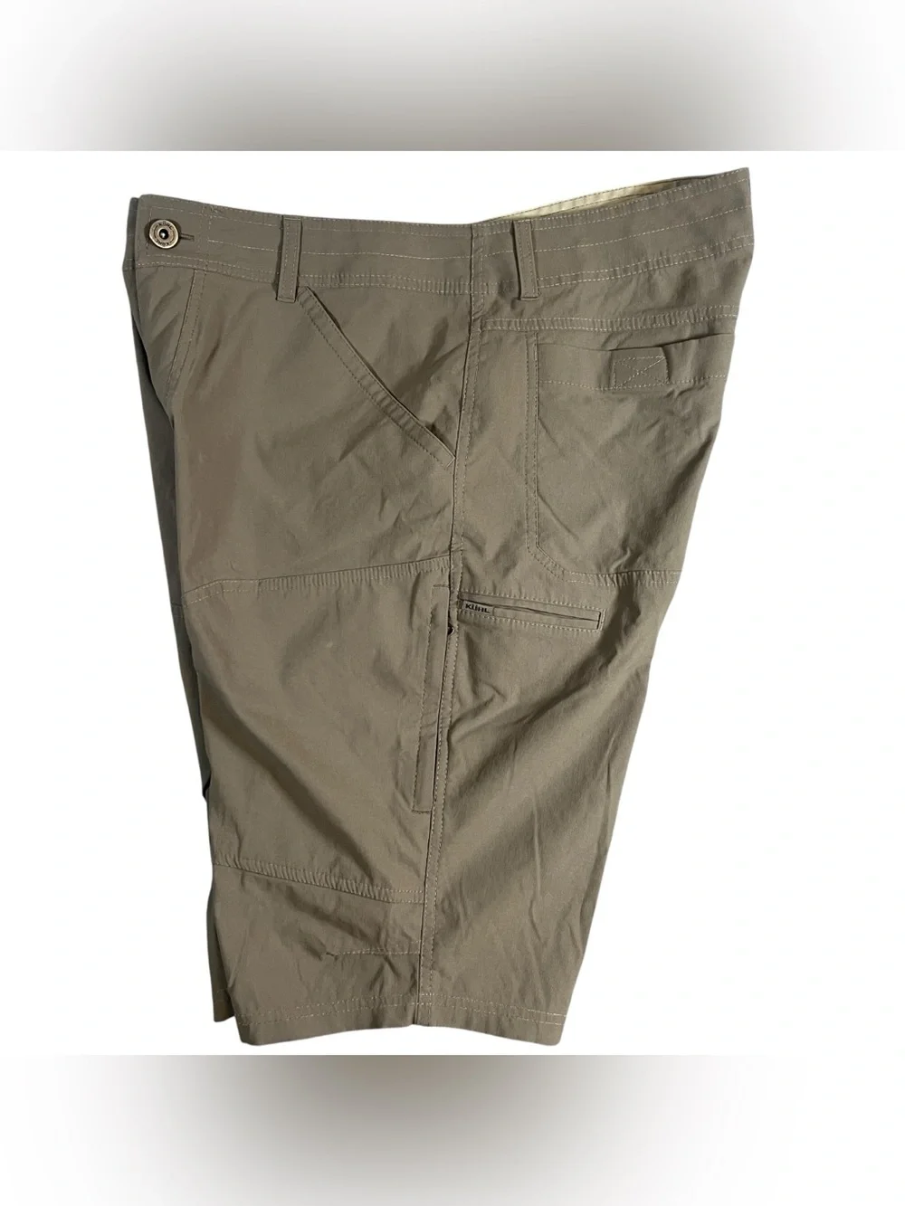 Kuhl Shorts Adult 33 Brown Renegade Short Pockets Hiking Outdoor Stretch Mens
